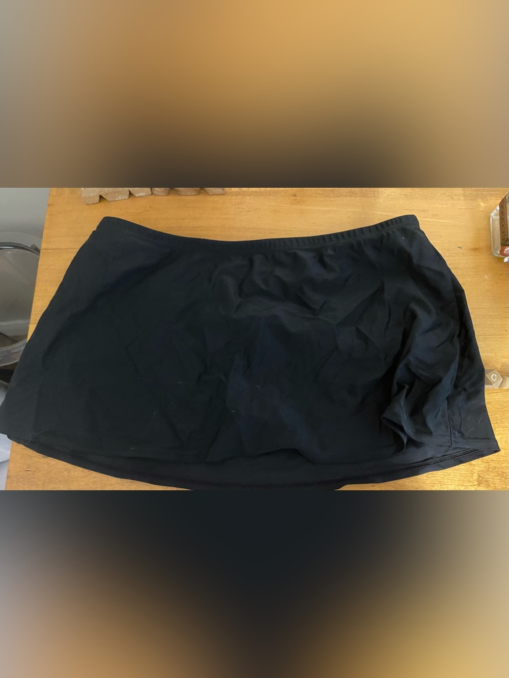 St. John's Bay Black Swim Skirt